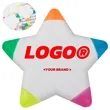 5-In-1 Star Shape Highlighters Gift Advertising Pen | https://www.bestnamebadges.com