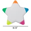 5-In-1 Star Shape Highlighters Gift Advertising Pen | https://www.bestnamebadges.com