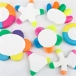 5-In-1 Star Shape Highlighters Gift Advertising Pen | https://www.bestnamebadges.com
