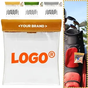 Transparent Sports Golf Tee Divot Ball Marker Pouch