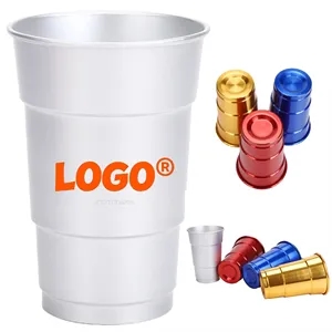 16oz. Aluminum Recyclable Party Cup Cold Drink