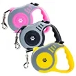 Retractable Dog Leash Auto Tractor Tape | https://www.bestnamebadges.com