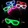 Light-Up Glow LED Slotted Luminous Glasses | https://www.bestnamebadges.com