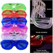 Light-Up Glow LED Slotted Luminous Glasses | https://www.bestnamebadges.com