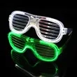Light-Up Glow LED Slotted Luminous Glasses | https://www.bestnamebadges.com