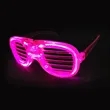 Light-Up Glow LED Slotted Luminous Glasses | https://www.bestnamebadges.com