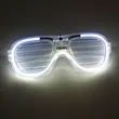 Light-Up Glow LED Slotted Luminous Glasses | https://www.bestnamebadges.com