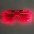 Light-Up Glow LED Slotted Luminous Glasses | https://www.bestnamebadges.com