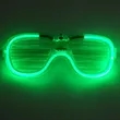 Light-Up Glow LED Slotted Luminous Glasses | https://www.bestnamebadges.com