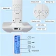 Wireless Charging Led Desk Lamp Lcd Screen Alarm Clock | https://www.bestnamebadges.com