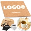 Customizable Cork Coasters Square | https://www.bestnamebadges.com