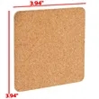 Customizable Cork Coasters Square | https://www.bestnamebadges.com