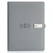 2 in 1 High quality Wireless Charging Powerbank Notebook | https://www.bestnamebadges.com