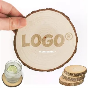 Customizable Round Tree Coasters