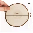 Customizable Round Tree Coasters | https://www.bestnamebadges.com