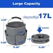 Foldable Bucket Tool Bag With Handle | https://www.bestnamebadges.com