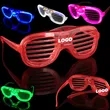 Light-Up Glow LED Slotted Luminous Glasses | https://www.bestnamebadges.com