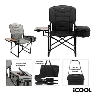 iCOOL Twin Peaks Deluxe Camping Chair With 18-Can Cooler | https://www.bestnamebadges.com