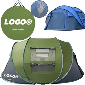 Portable Fast Open 4 Person Sunproof Picnic Tent In Stock