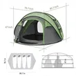 Portable Fast Open 4 Person Sunproof Picnic Tent In Stock | https://www.bestnamebadges.com