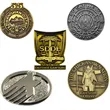1.5" Die Struck Custom shaped Lapel Pins | https://www.bestnamebadges.com