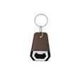 Bottle Opener With Key Chain Leather | https://www.bestnamebadges.com