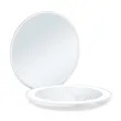 LED rechargeable light round mirror Compact | https://www.bestnamebadges.com