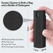 2 in 1 Screen Spray & Wipe Cleaner(FDA Approved) | https://www.bestnamebadges.com