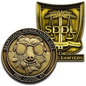 Die Struck Custom Lapel Pins with Magnet Backing