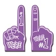 Eva Palm Cheering Foam Finger Sleeves | https://www.bestnamebadges.com