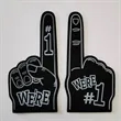 Eva Palm Cheering Foam Finger Sleeves | https://www.bestnamebadges.com