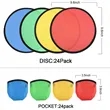 Folding Nylon Disc Fan Foldable Flying | https://www.bestnamebadges.com