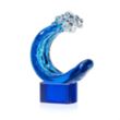 Oceana Award on Paragon Base - Blue | https://www.bestnamebadges.com