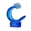 Oceana Award on Paragon Base - Blue | https://www.bestnamebadges.com