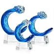 Oceana Award on Robson Base - Clear | https://www.bestnamebadges.com