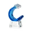 Oceana Award on Robson Base - Clear | https://www.bestnamebadges.com