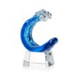 Oceana Award on Robson Base - Clear | https://www.bestnamebadges.com