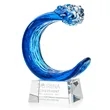 Oceana Award on Robson Base - Clear | https://www.bestnamebadges.com