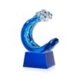 Oceana Award on Robson Base - Blue | https://www.bestnamebadges.com