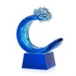 Oceana Award on Robson Base - Blue | https://www.bestnamebadges.com