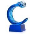 Oceana Award on Robson Base - Blue | https://www.bestnamebadges.com