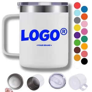 12OZ. Stainless Steel Insulated Mug With Handle In Stock