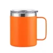 12OZ. Stainless Steel Insulated Mug With Handle In Stock | https://www.bestnamebadges.com