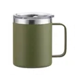 12OZ. Stainless Steel Insulated Mug With Handle In Stock | https://www.bestnamebadges.com