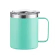 12OZ. Stainless Steel Insulated Mug With Handle In Stock | https://www.bestnamebadges.com