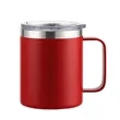 12OZ. Stainless Steel Insulated Mug With Handle In Stock | https://www.bestnamebadges.com