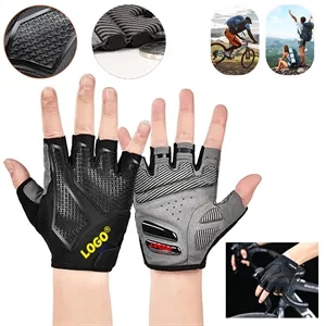 Half Finger Breathable Shock Absorbing Riding Gloves