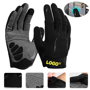 Outdoor Microfiber Abrasion Resistant Bicycle Riding Gloves