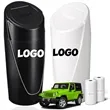 Car Trash Can Bin with Lid | https://www.bestnamebadges.com