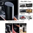 Car Trash Can Bin with Lid | https://www.bestnamebadges.com
